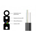 CABO DROP 4 FIBRAS G657A1 SM 2KM M. METAL