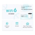 TP-LINK DECO X55(3-PACK) WHOLE-HOME MESH WI-FI 6