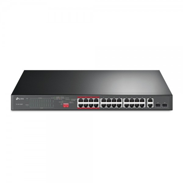 TP-LINK HUB SWITCH 24P TL-SL1226P 2P GIGA 24*10/100MBPS