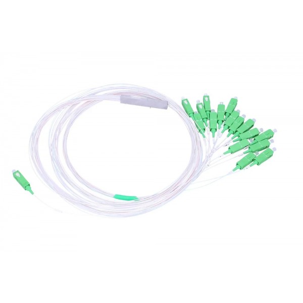 SPLITTER 1*16 0.9MM 1.5M SM SC-APC PLC VERDE