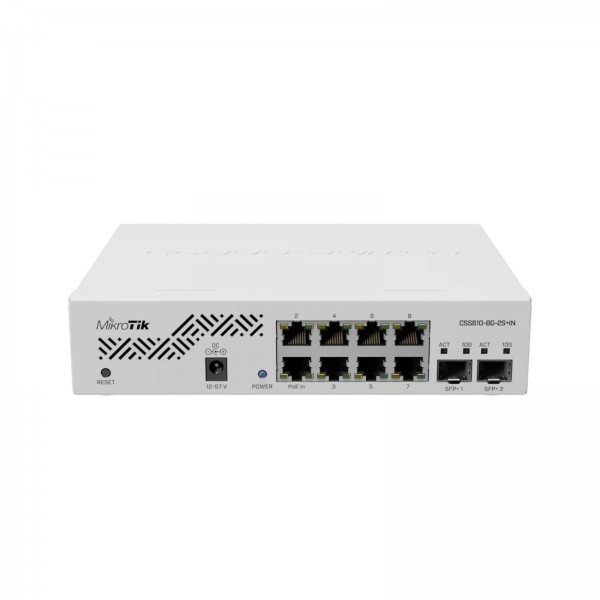 MIKROTIK CLOUD SMART SWITCH CSS610-8G-2S+IN