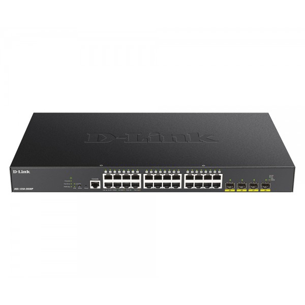 D-LINK SWITCH RG-DGS-1250 28XMP 24PORT 4SFP+ POE 370W