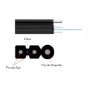 CABO DROP 1 FIBRA G657A1 2KM (0.059CENT/M) ACT
