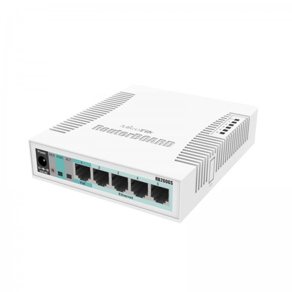 MIKROTIK SMART SWITCH RB260GS CSS106-5G-1S 5P GIGA