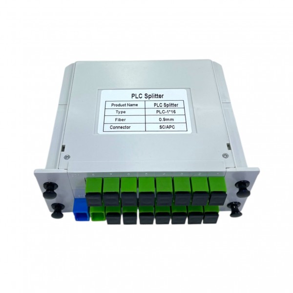 SPLITTER 1*16 BOX SC-APC 0.9MM PLC MODULO PDO