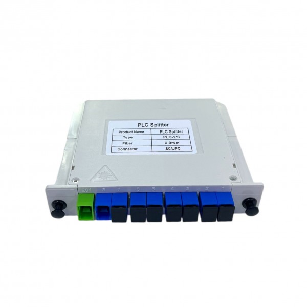 SPLITTER 1*8 BOX SC-UPC 0.9MM PLC MODULO PDO